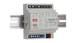 4-kanals LED manöverdon/dimmer, KNX, 10A, Skruvkoppling